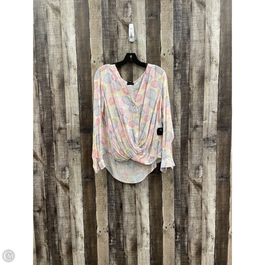 Top Long Sleeve By Ana In Multi-colored, Size: L