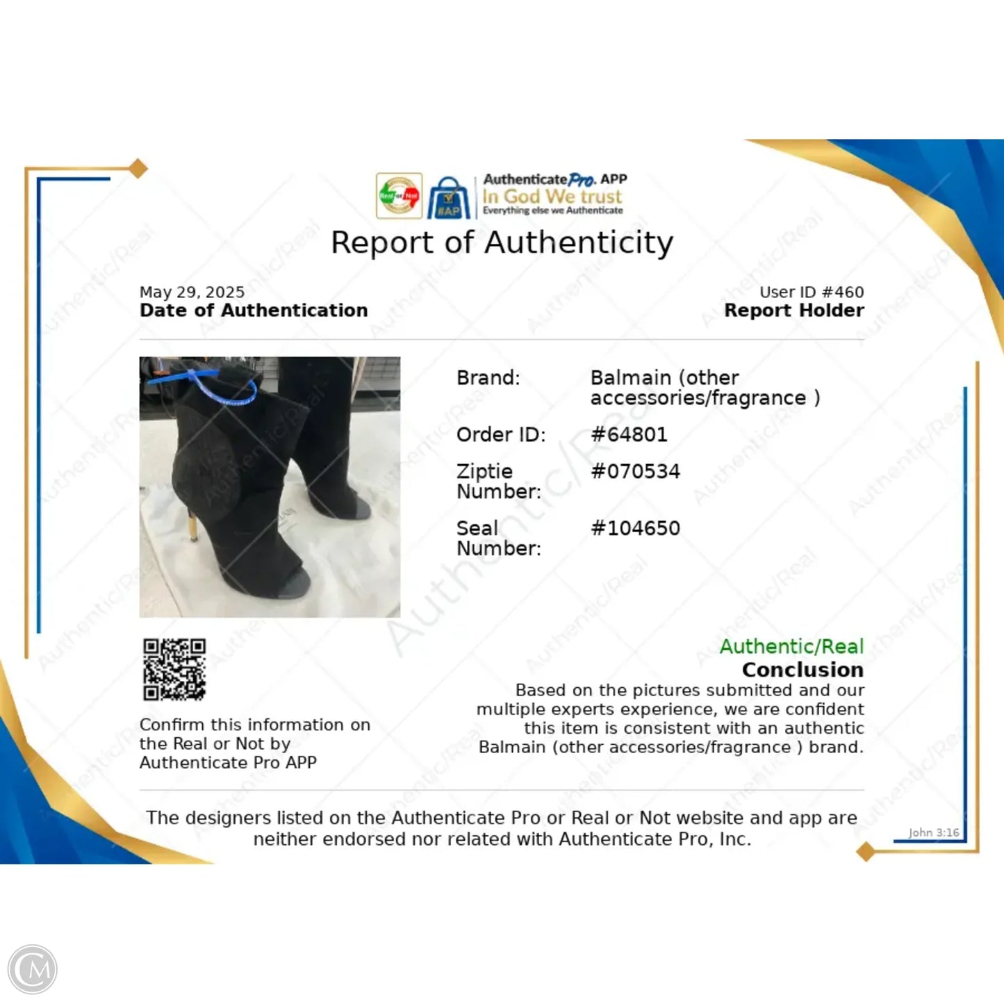 Boots Luxury Designer By Balmain In Black, Size: 8.5