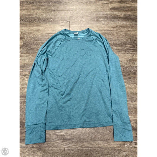 Athletic Top Long Sleeve Crewneck By Athletic Works In Green, Size: L