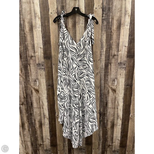 Jumpsuit By Vince Camuto In Black & White, Size: Xl