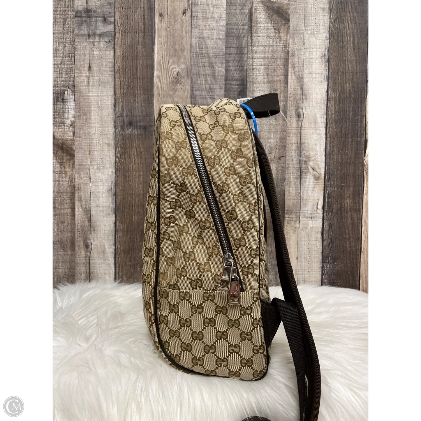 Backpack Luxury Designer By Gucci, Size: Medium