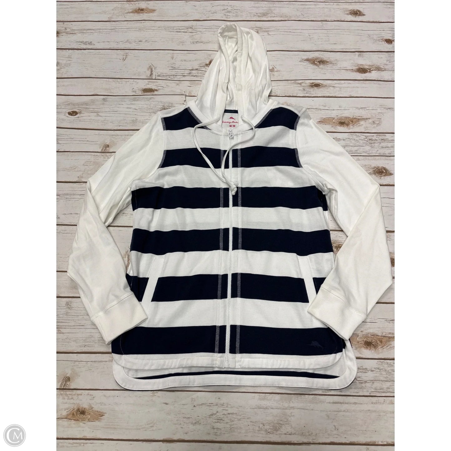 Jacket Other By Tommy Bahama In Blue & White, Size: M