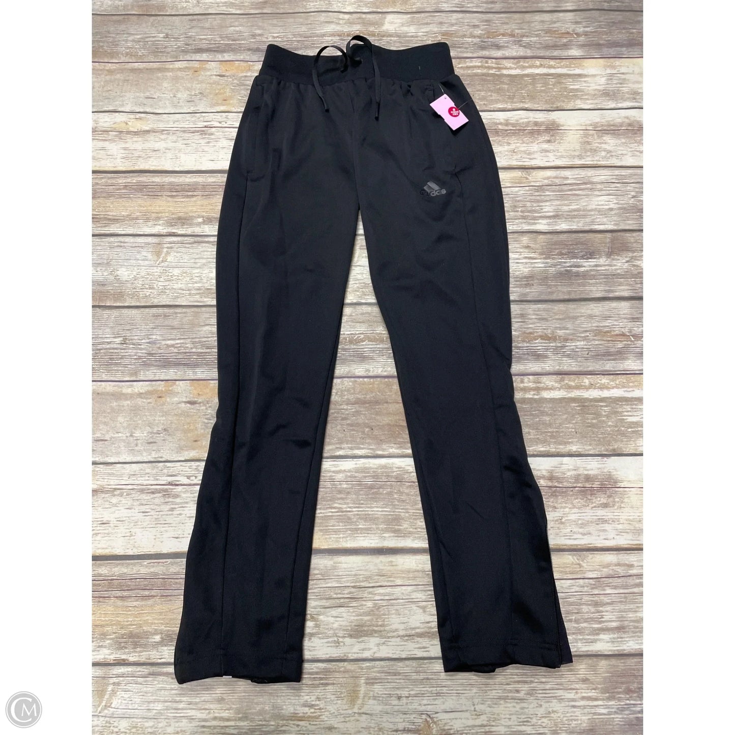 Athletic Pants By Adidas In Black, Size: Xs