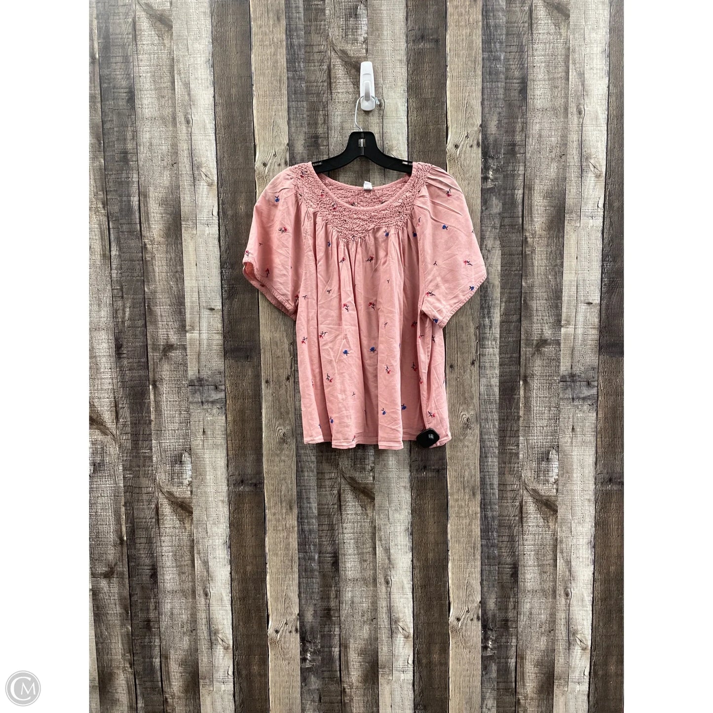 Top Short Sleeve By Old Navy In Pink, Size: S