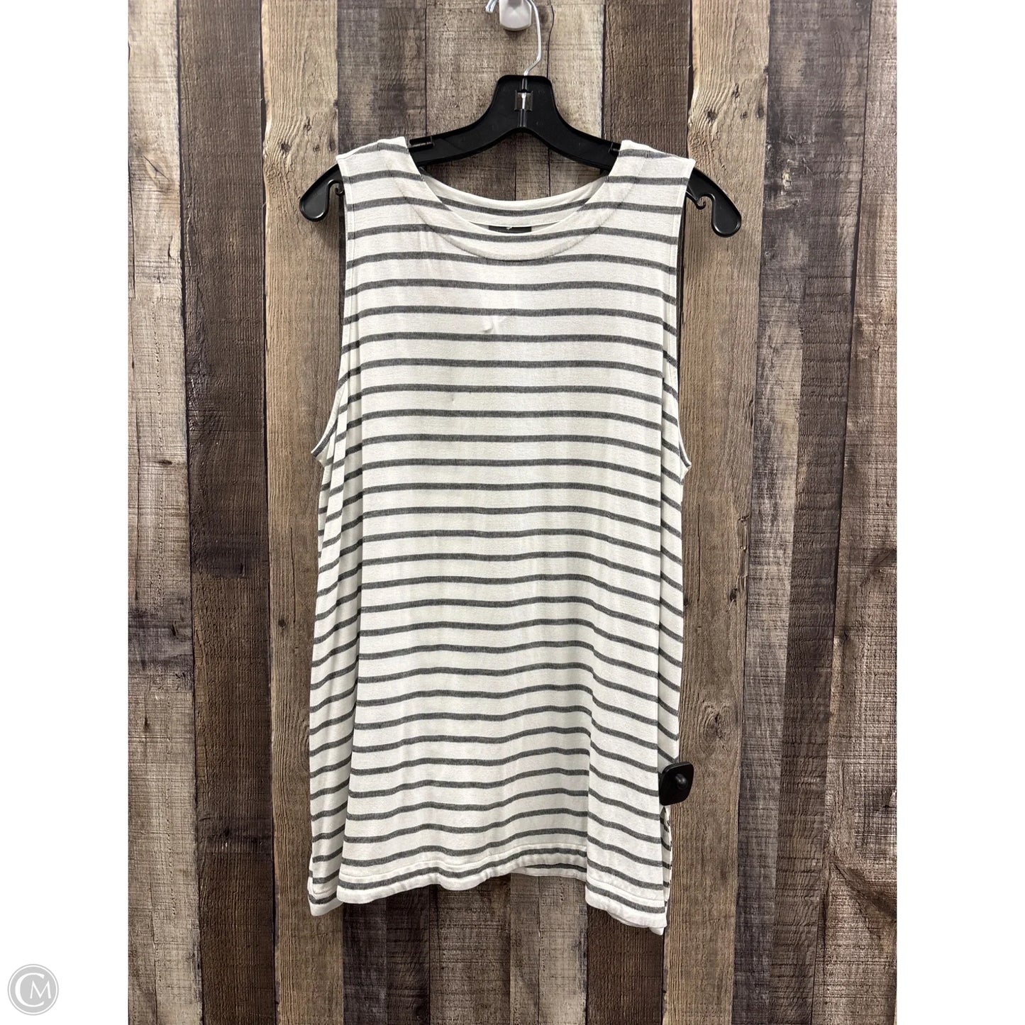 Top Sleeveless By J. Jill In Striped Pattern, Size: L