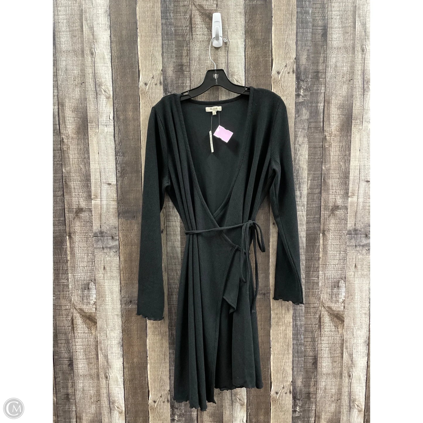 Dress Casual Midi By Madewell In Plaid Pattern, Size: L