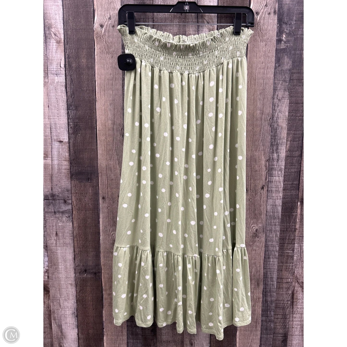 Skirt Maxi By Loveappella In Polkadot Pattern, Size: L