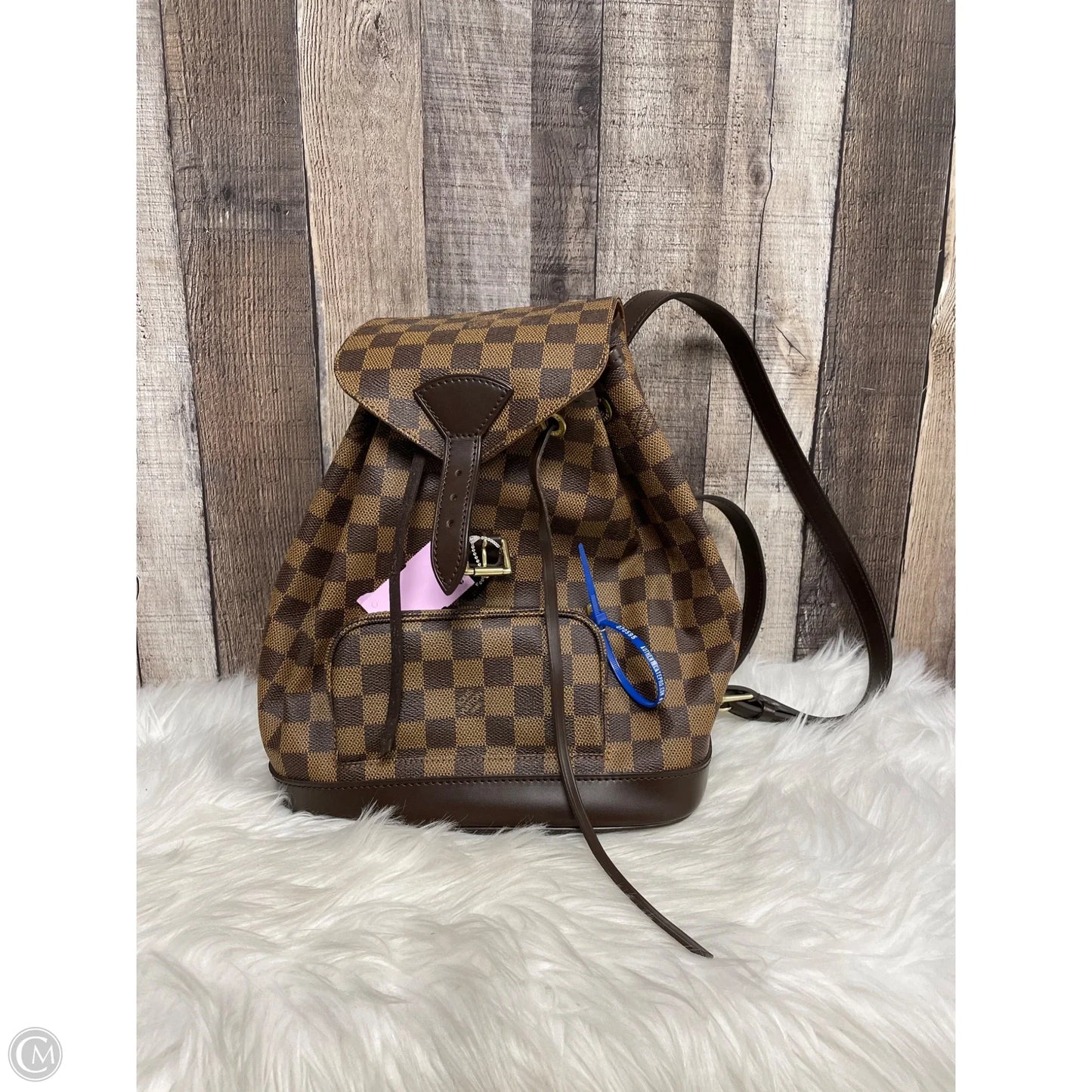 Backpack Luxury Designer By Louis Vuitton, Size: Medium