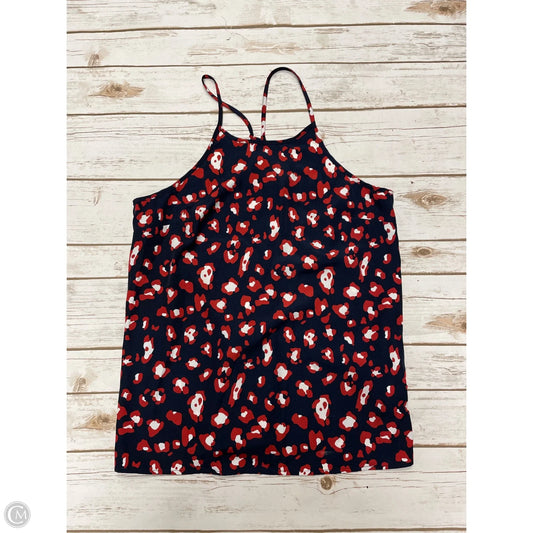 Top Sleeveless By Evereve In Animal Print, Size: M