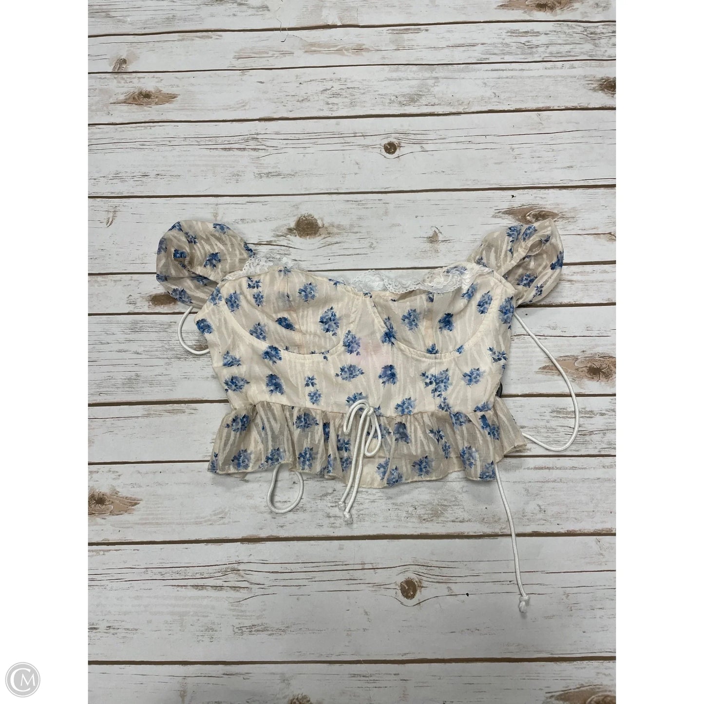 Top Sleeveless By Shein In Beige, Size: M