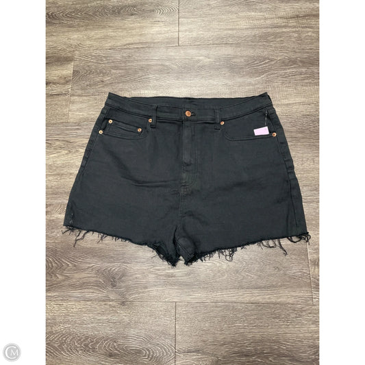 Shorts By Pink In Black Denim, Size: 14