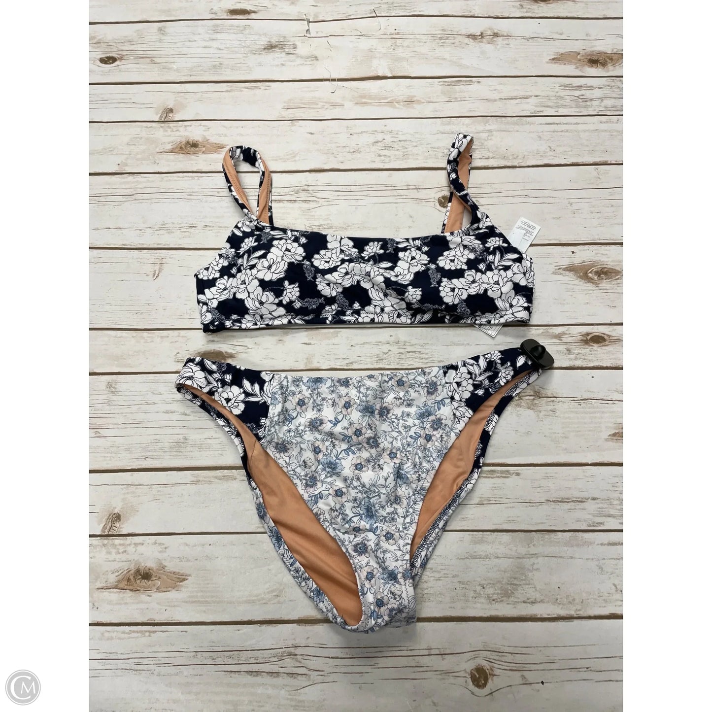 Swimsuit 2pc By J. Crew In Blue, Size: Xl