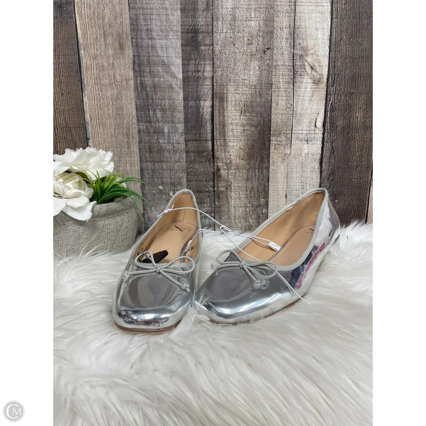 Shoes Flats By A New Day In Silver, Size: 6.5