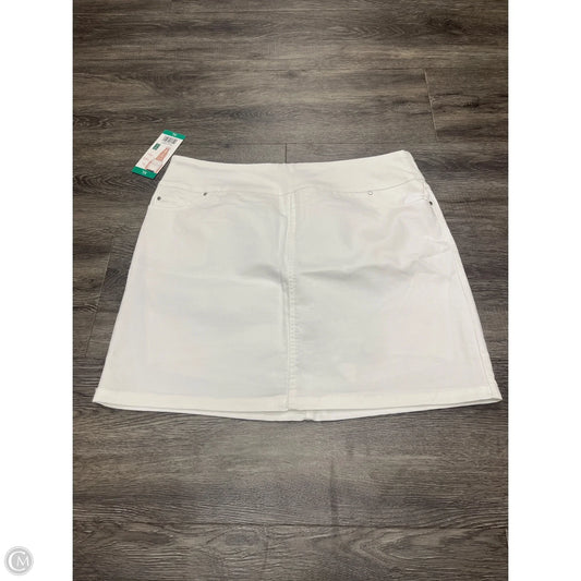 Skort By Sc & Co In White, Size: Xl