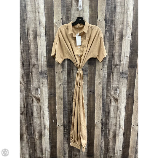 Jumpsuit By Cmf In Beige, Size: M