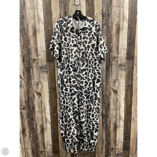Jumpsuit By Cmf In Animal Print, Size: 3x