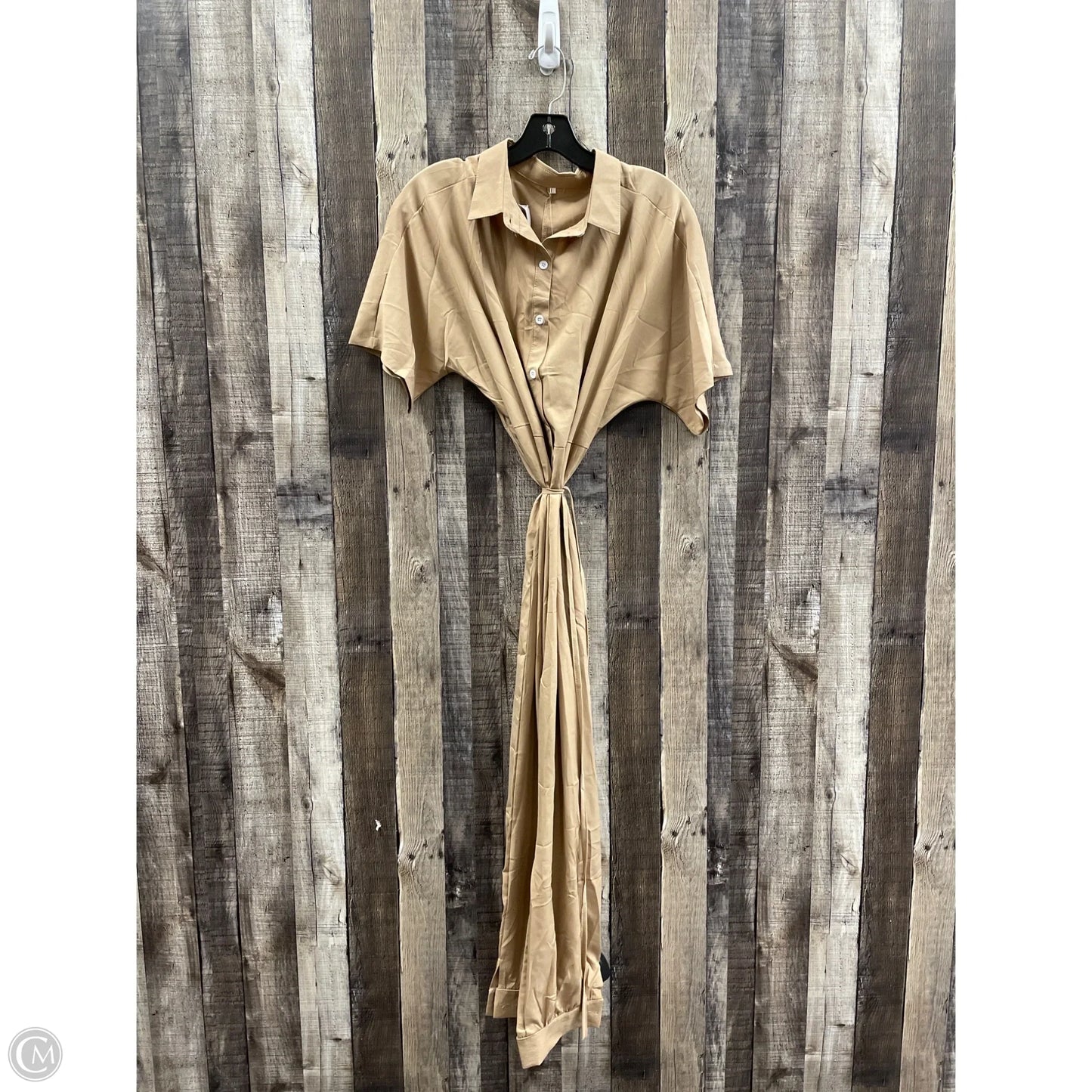 Jumpsuit By Cmf In Beige, Size: L