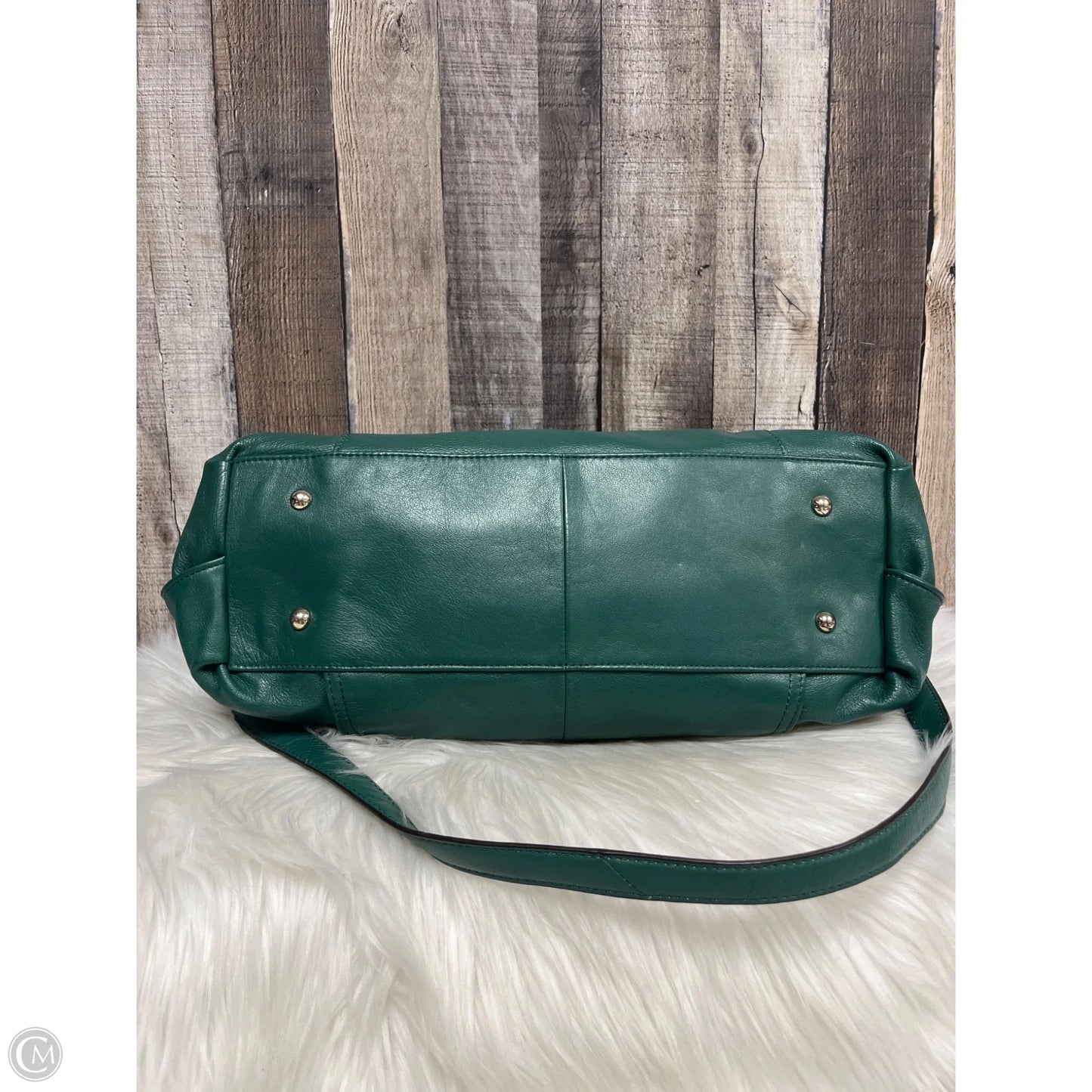 Handbag Leather By B. Makowsky, Size: Large