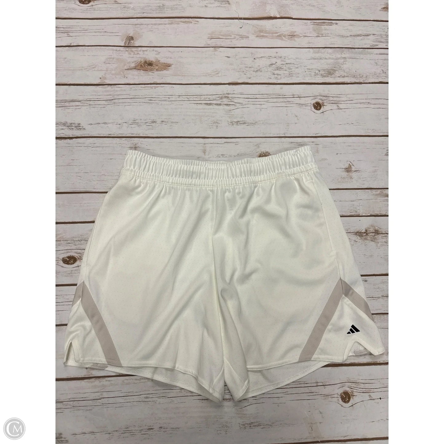 Athletic Shorts By Adidas In Ivory, Size: S