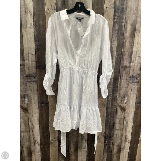 Dress Casual Midi By Simply Vera In White, Size: M