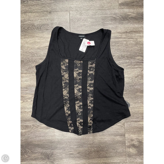 Top Sleeveless By Torrid In Black, Size: 4x