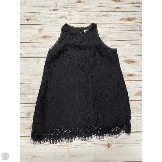 Top Sleeveless By Cabi In Black, Size: S
