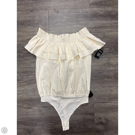 Bodysuit By Express In Beige, Size: S