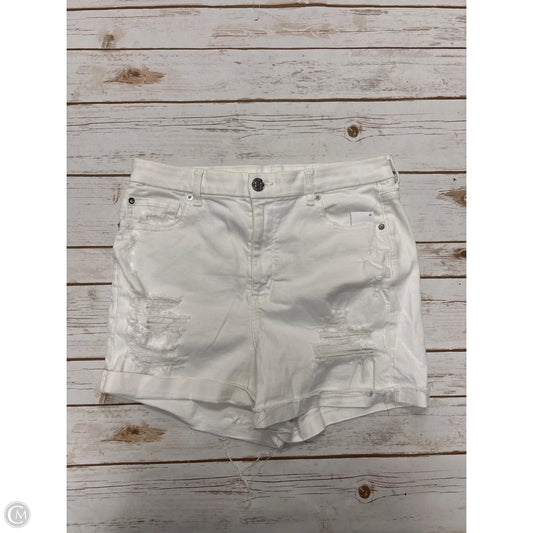 Shorts By American Eagle In White Denim, Size: 14
