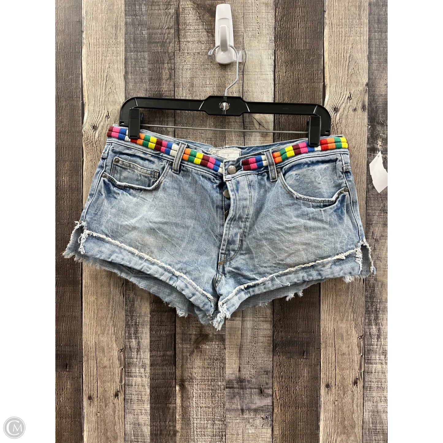 Shorts By Free People In Blue Denim, Size: 6