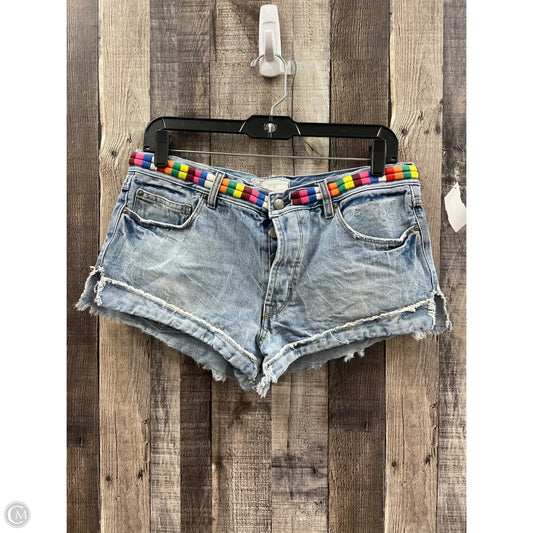 Shorts By Free People In Blue Denim, Size: 6