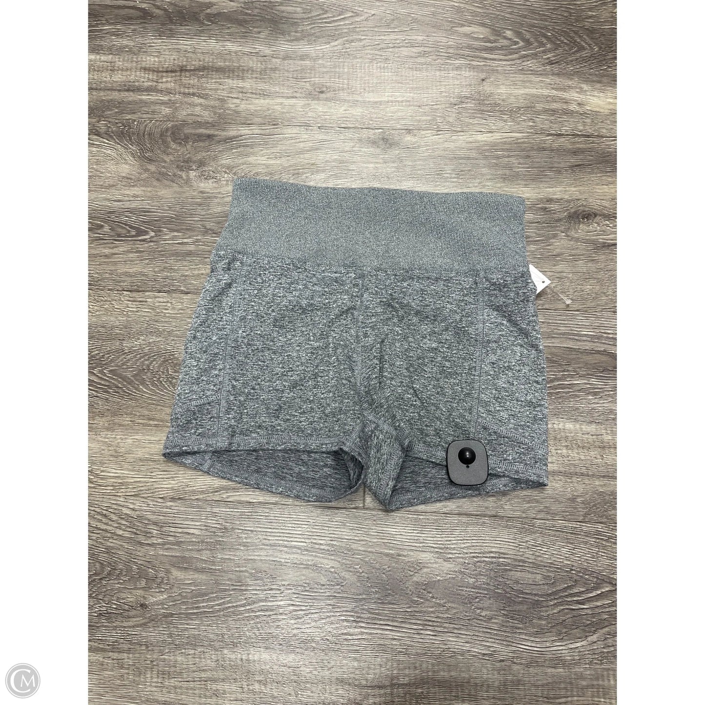 Athletic Shorts By Zobha In Grey, Size: L