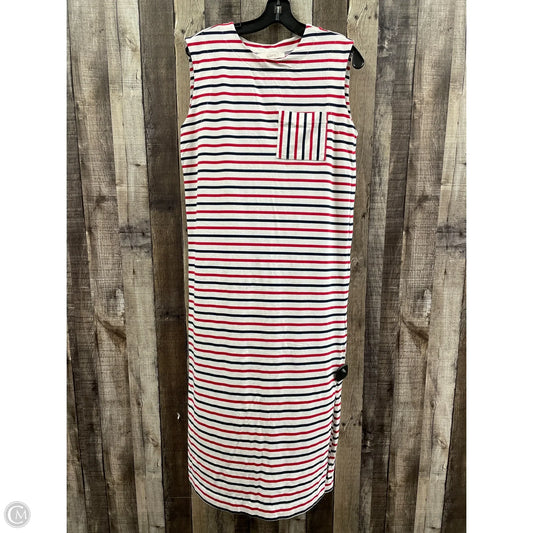 Dress Casual Maxi By Loft In Striped Pattern, Size: S