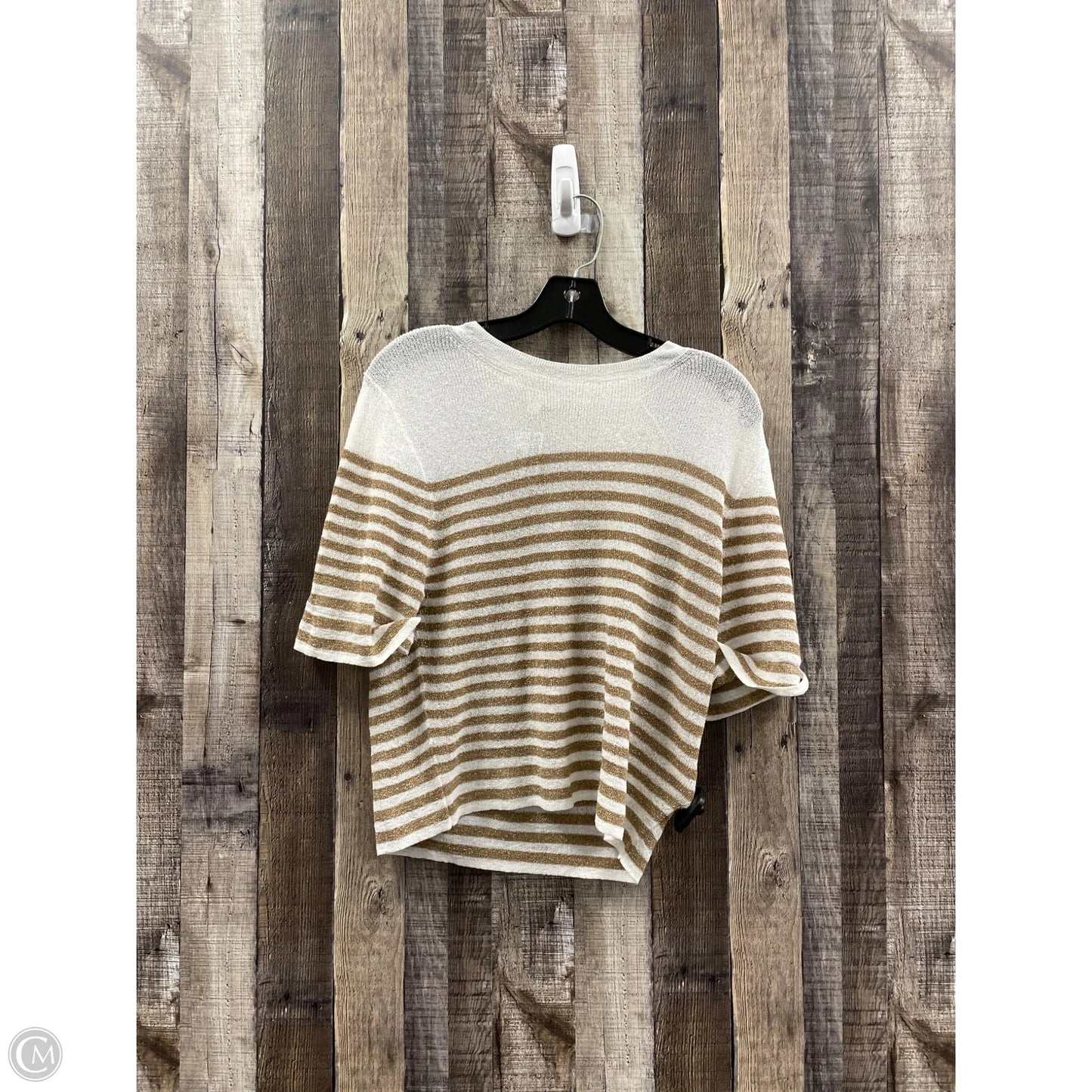 Top Short Sleeve By J. Crew In Multi-colored, Size: Xl