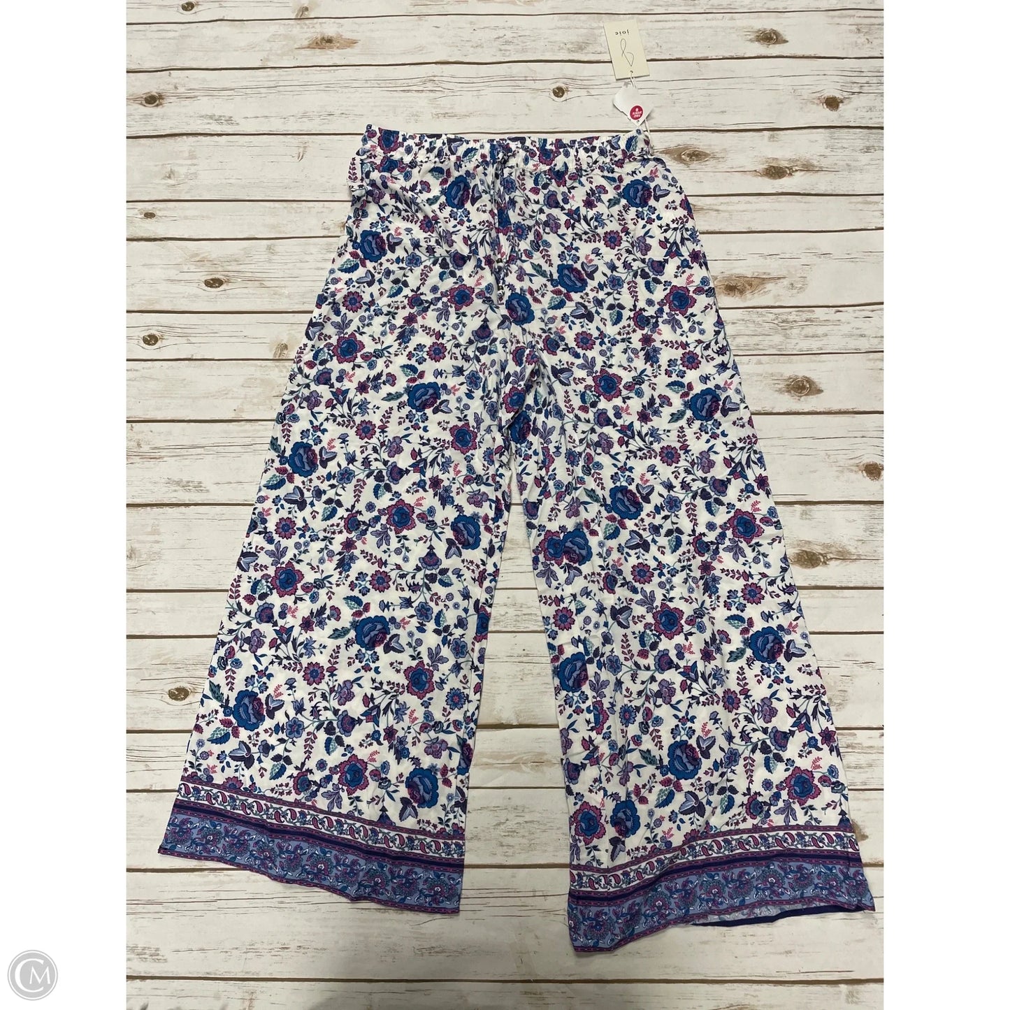 Pants Wide Leg By Joie In Floral Print, Size: L