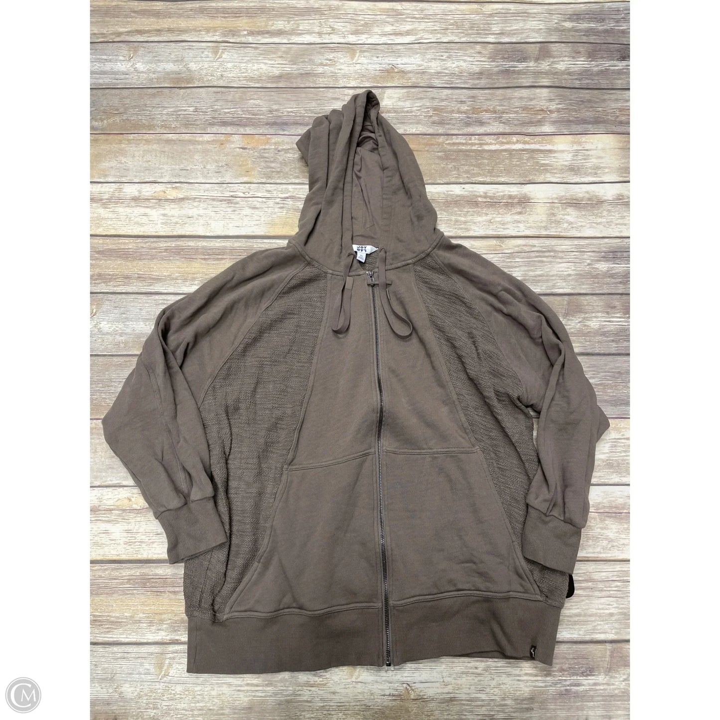 Athletic Jacket By Joy Lab In Brown, Size: Xl