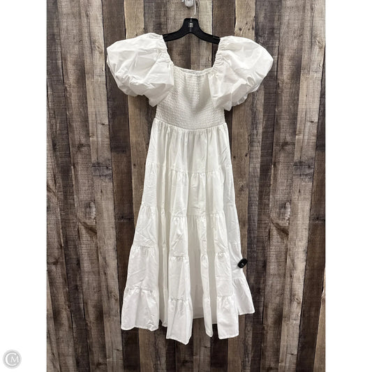 Dress Casual Maxi By Cme In White, Size: S