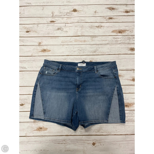 Shorts By Lane Bryant In Blue Denim, Size: 20