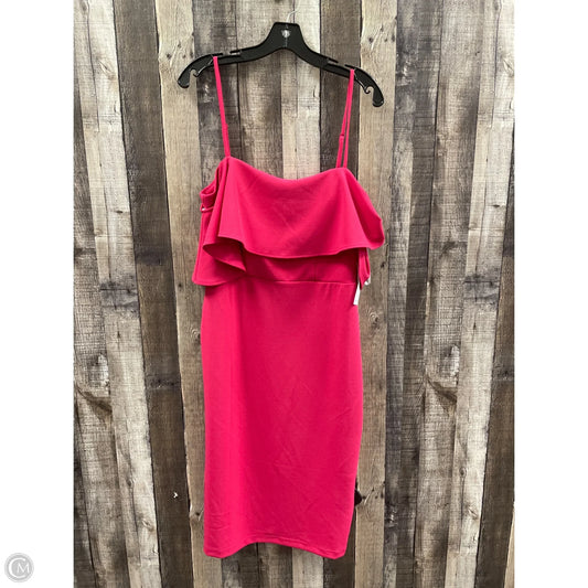 Dress Casual Midi By Cme In Pink, Size: M