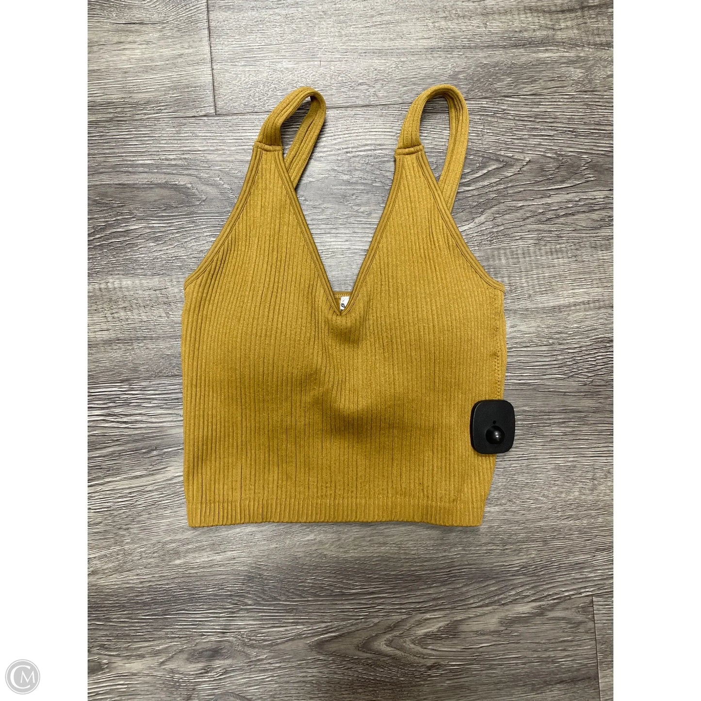 Top Sleeveless By Wishlist In Gold, Size: M