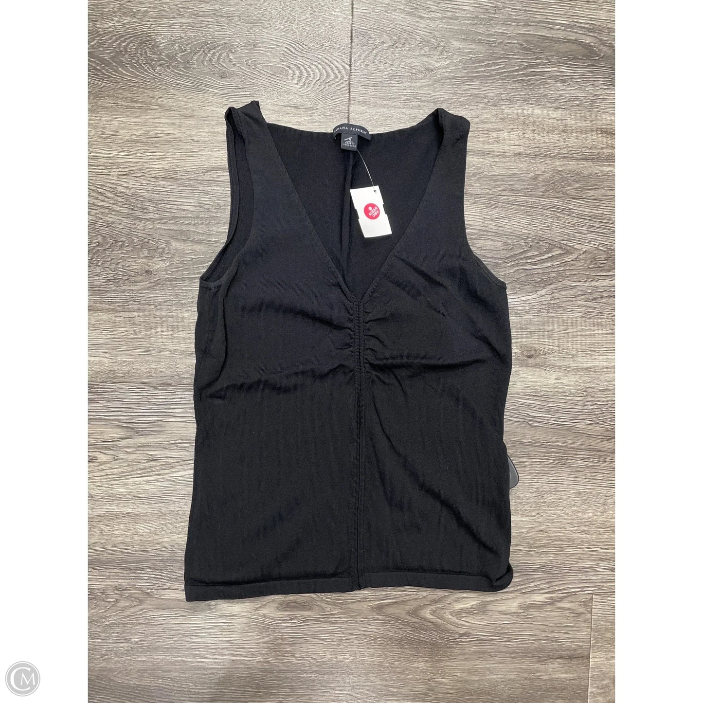 Top Sleeveless By Banana Republic In Black, Size: S