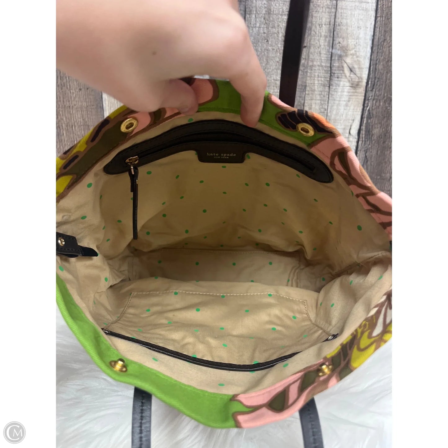 Tote Designer By Kate Spade, Size: Medium