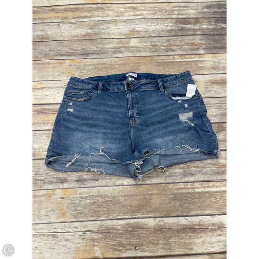 Shorts By Ava & Viv In Blue Denim, Size: 20