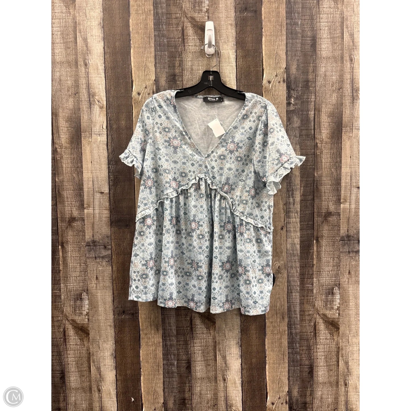 Top Short Sleeve By Blue B In Blue, Size: S