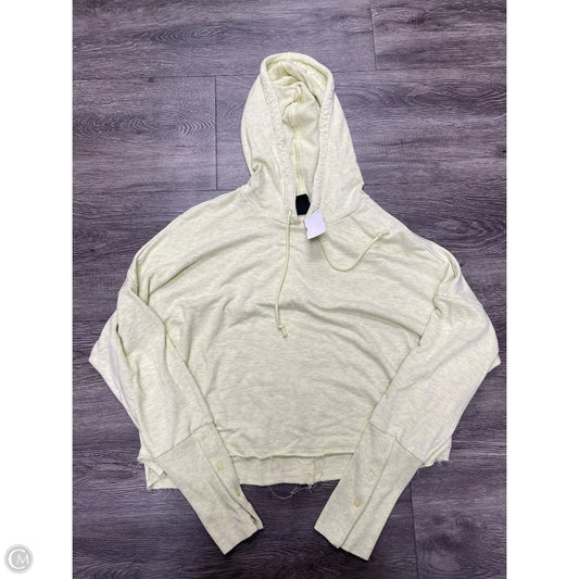 Athletic Sweatshirt Hoodie By Nike In Yellow, Size: Xl