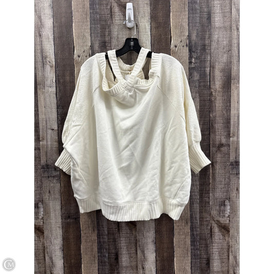Sweatshirt Collar By Free People In Cream, Size: S
