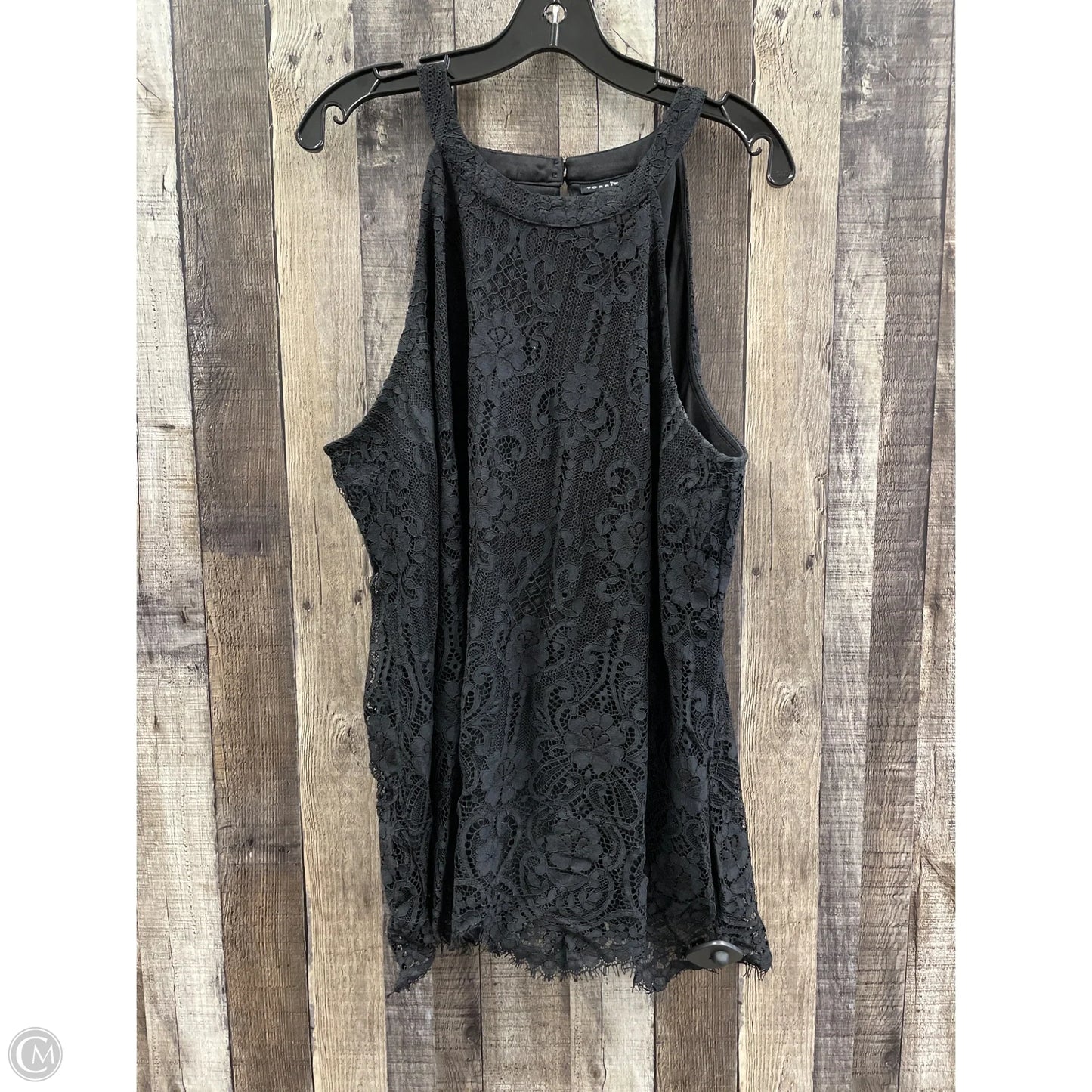 Top Sleeveless By Torrid In Black, Size: 2x