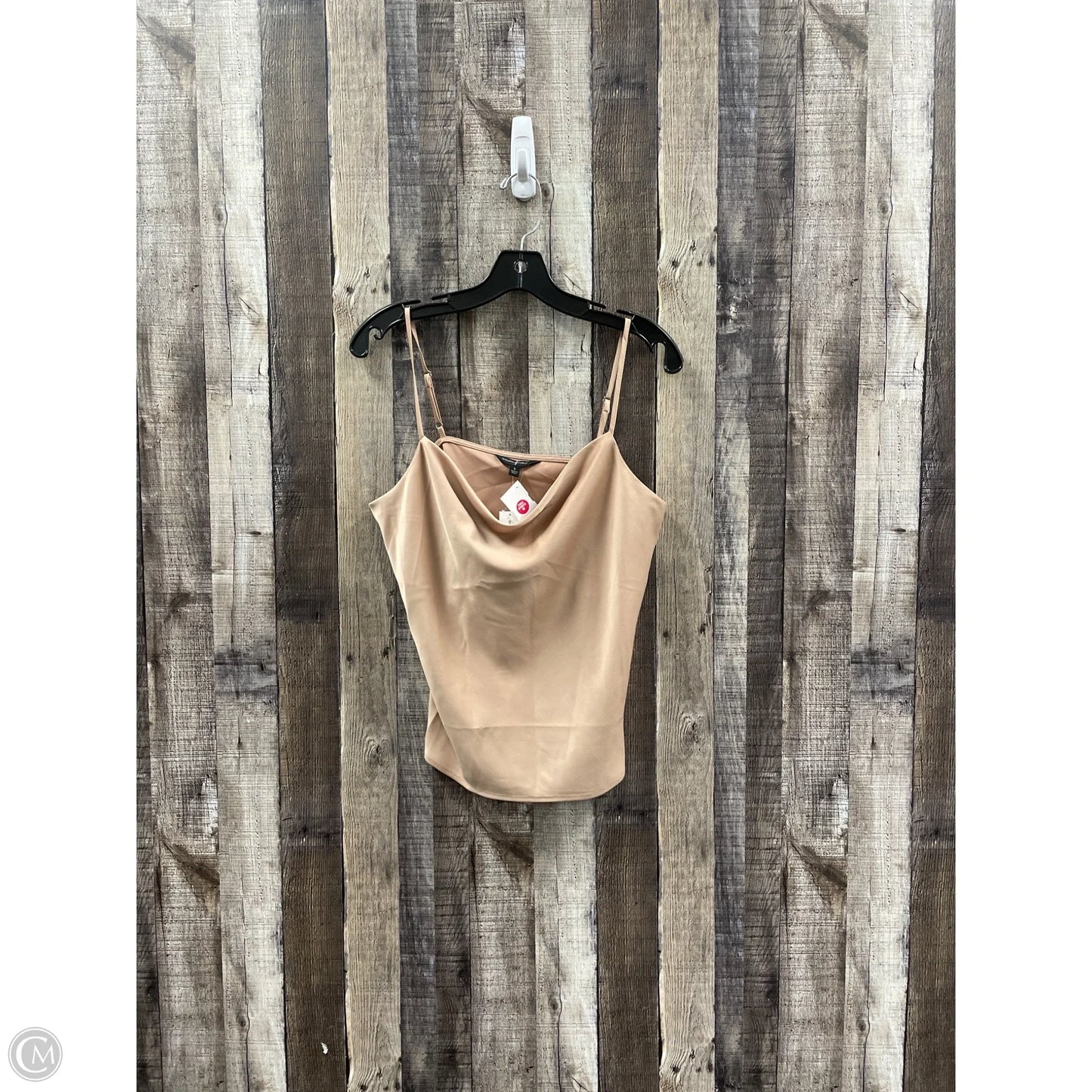 Top Sleeveless By Banana Republic In Tan, Size: S