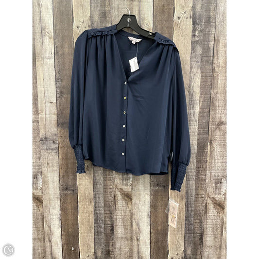 Top Long Sleeve By Nanette Lepore In Navy, Size: M