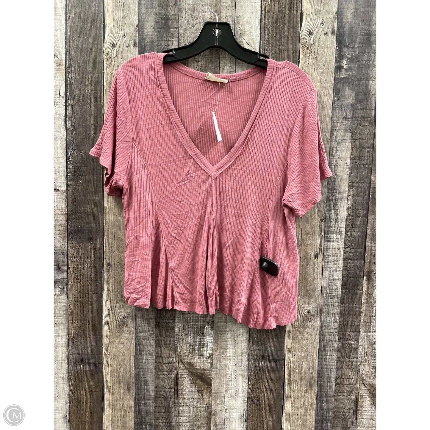 Top Short Sleeve By Altard State In Mauve, Size: L