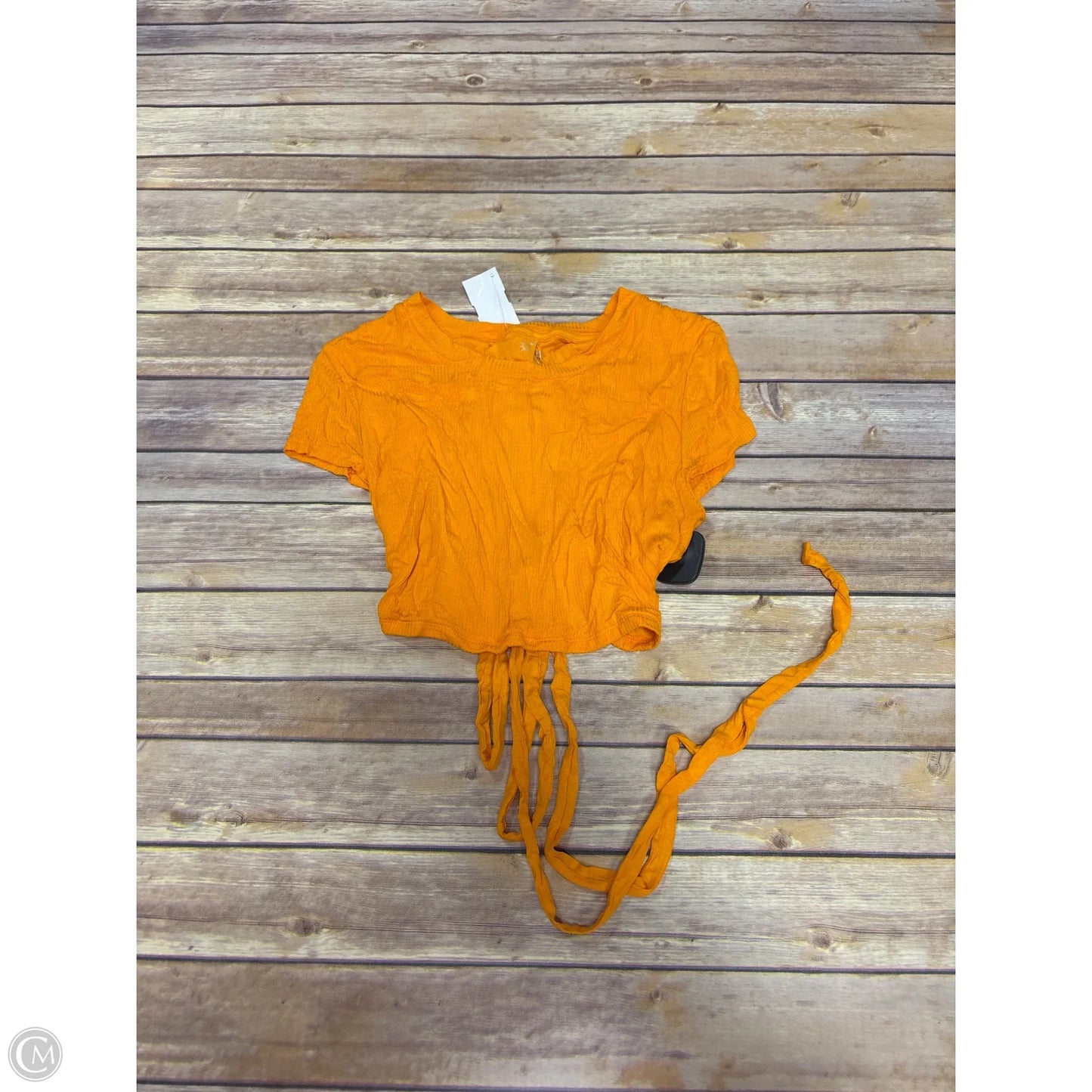 Top Short Sleeve By Aerie In Orange, Size: M